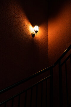 A Street light in the corridor