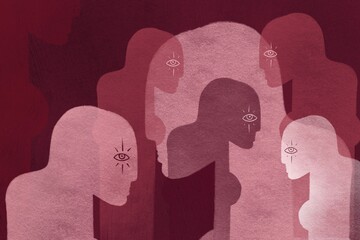 Watching illustration