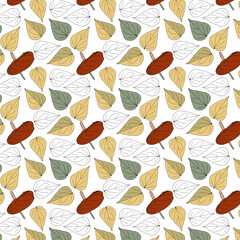 Beautiful pattern with  flowers and leaves on a white background. For fabric textile, wallpaper, wrapping paper.