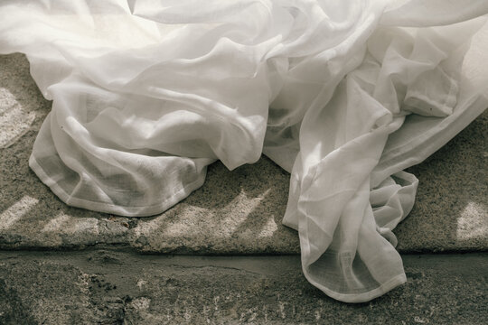 draped