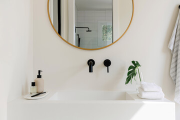 Modern bathroom sink