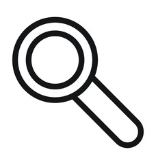 Magnifier Line Vector Icon