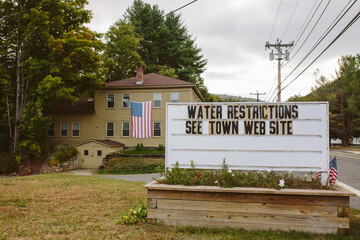 Water Restrictions Sign