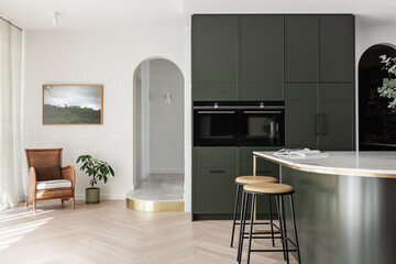 Contemporary art deco home