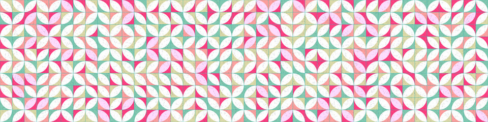 Abstract Geometric Pattern generative computational art illustration
