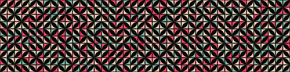 Abstract Geometric Pattern generative computational art illustration