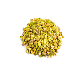 Scattered Pistachio Nut Pieces, Break Chopped Pistachios