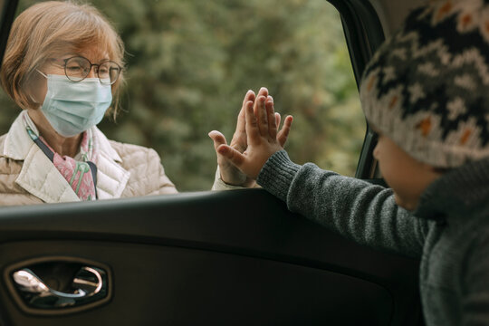 Grandma Greets Grandson