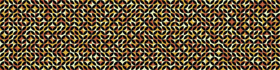 Abstract Geometric Pattern generative computational art illustration