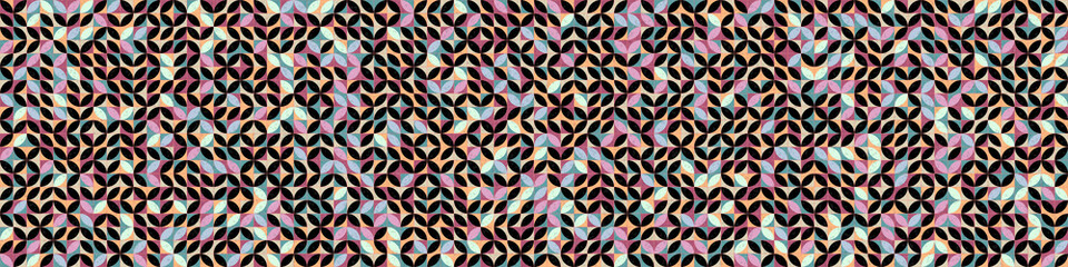 Abstract Geometric Pattern generative computational art illustration
