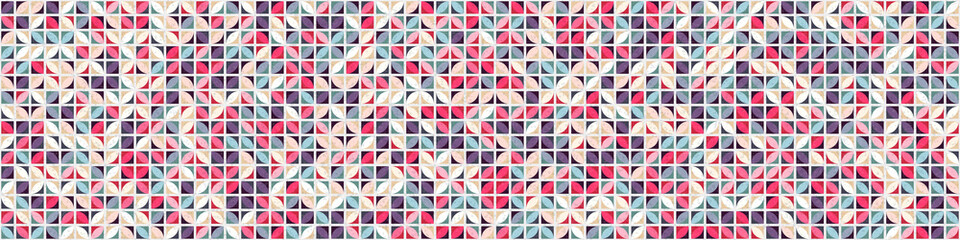 Abstract Geometric Pattern generative computational art illustration