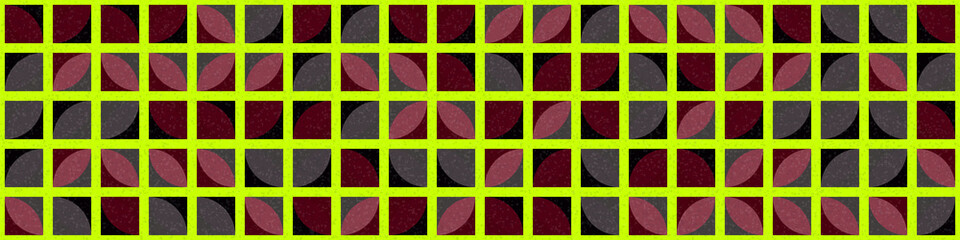 Abstract Geometric Pattern generative computational art illustration