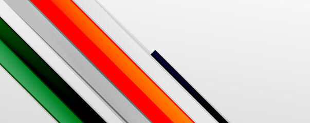 Multicolored lines background. Design template for business or technology presentations, internet posters or web brochure covers