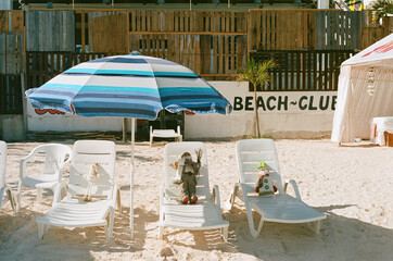 Christmas Decorations on the Beach