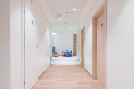 Corridor At Pediatric Clinic
