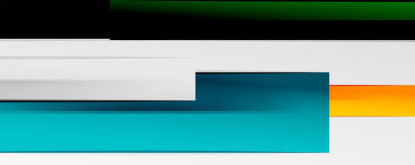 Multicolored lines background. Design template for business or technology presentations, internet posters or web brochure covers