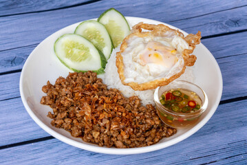 Thai Spicy Minced Pork Dishes