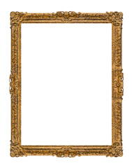 Old wooden picture frame - 420687219