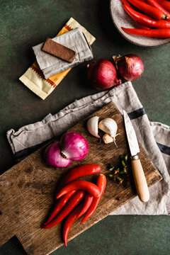 Ingredients for Sambal Belacan Tumis