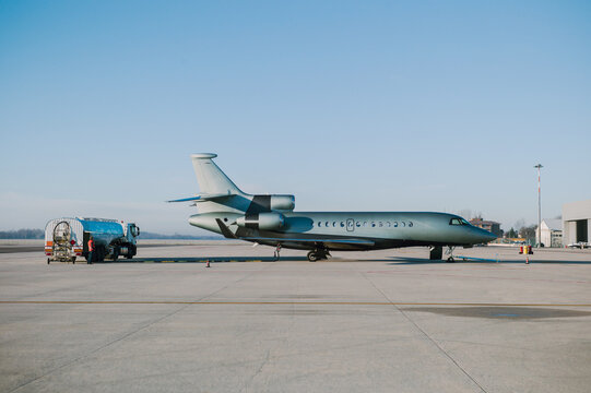 Refueling Private Jet