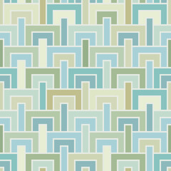 Block seamless pattern. A seamless retro pattern with geometric motifs.