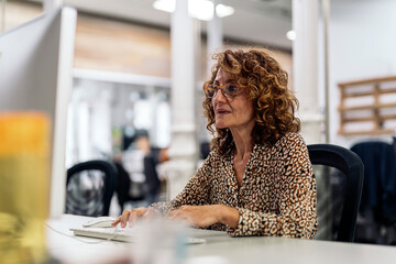 Office Worker Using Computer