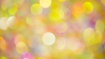 Fototapeta premium Vivid lights glittering with golden color