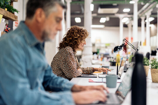 Office Workers Using computer