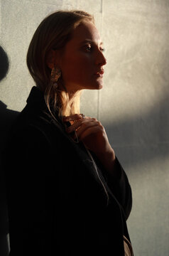 portrait young woman