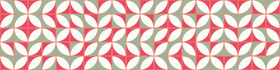 Rolgordijnen Vormen patronen Abstract Geometric Pattern generative computational art illustration  © vector_master