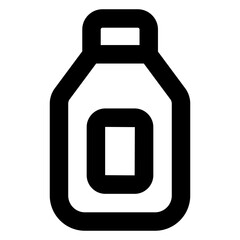 
Medicine bottle icon of solid style, medication 

