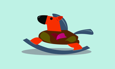 Rocking horse childrens toy cute