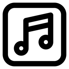 
Music folder glyph icon, editable vector 

