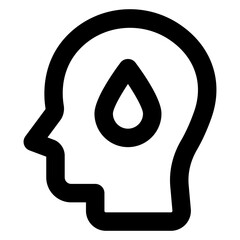 
Trendy glyph icon of sweat 

