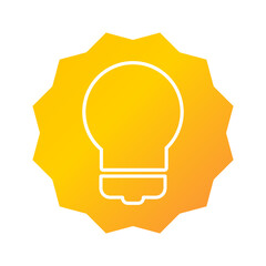 idea icon. idea illustration. Flat vector icon. can use for, icon design element, ui, web, mobile app.
