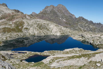 Obraz premium Arremoulit Lake in Pyrenees Mountains (France)