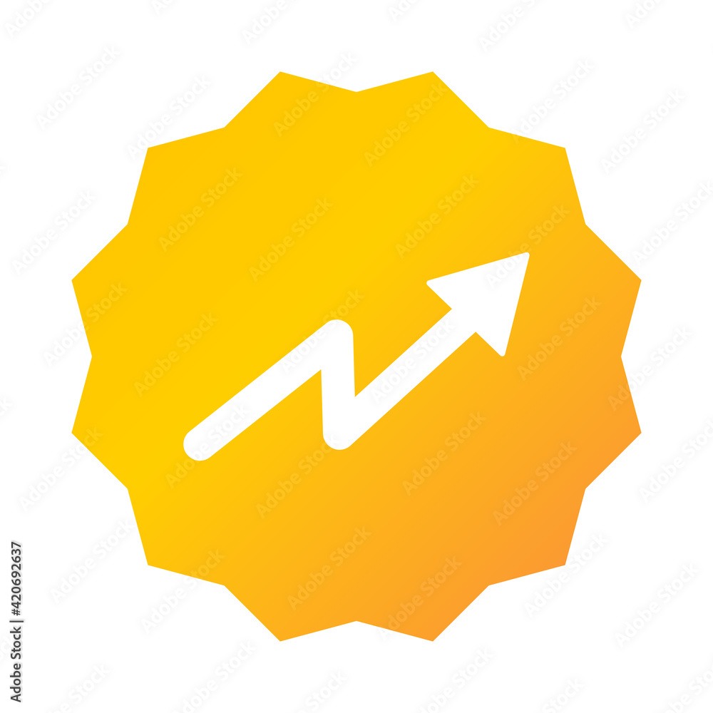 Poster progress icon. progress illustration. flat vector icon. can use for, icon design element, ui, web, m