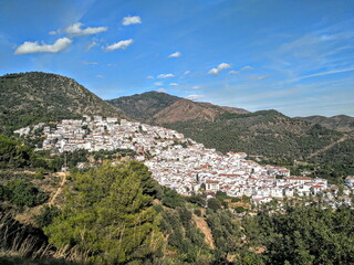 Obraz premium view from the top of the mountain