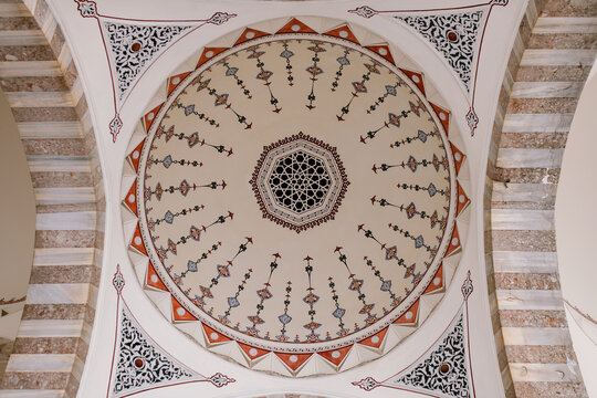 Inside the mosque