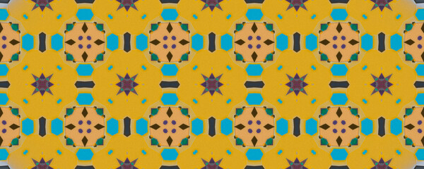 Aquarelle Boho Element. Rustic Yellow Rug.