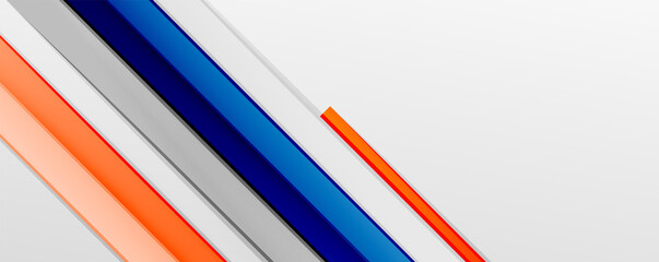 Multicolored lines background. Design template for business or technology presentations, internet posters or web brochure covers