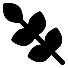 
A glyph design of barley food icon

