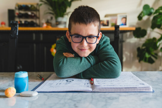 Oppositive Child doing Homework