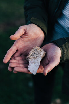 Granite Rock in Hands