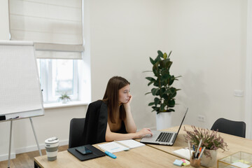 Business lady at meeting