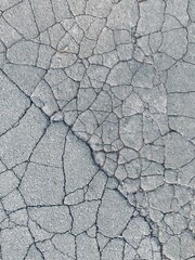 Asphalt cracks texture
