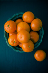Fresh ripe tangerine clementine