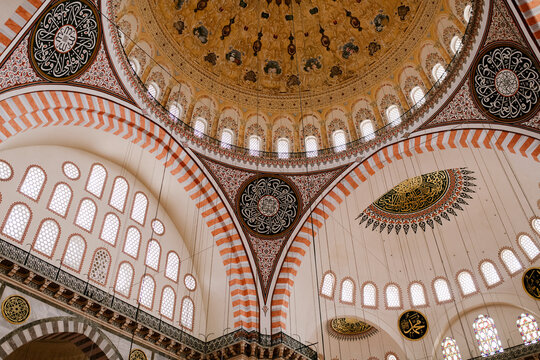 Inside the mosque