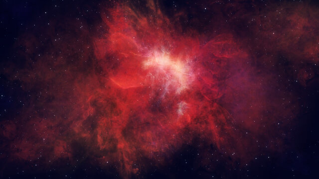 Computer generated nebula