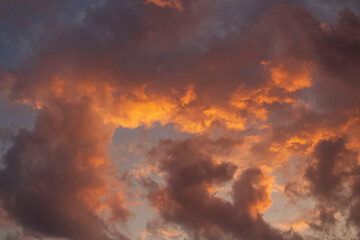 Fototapeta premium clouds during sunset